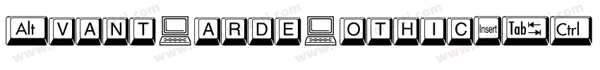 AvantGardeGothicITC Bd字体转换